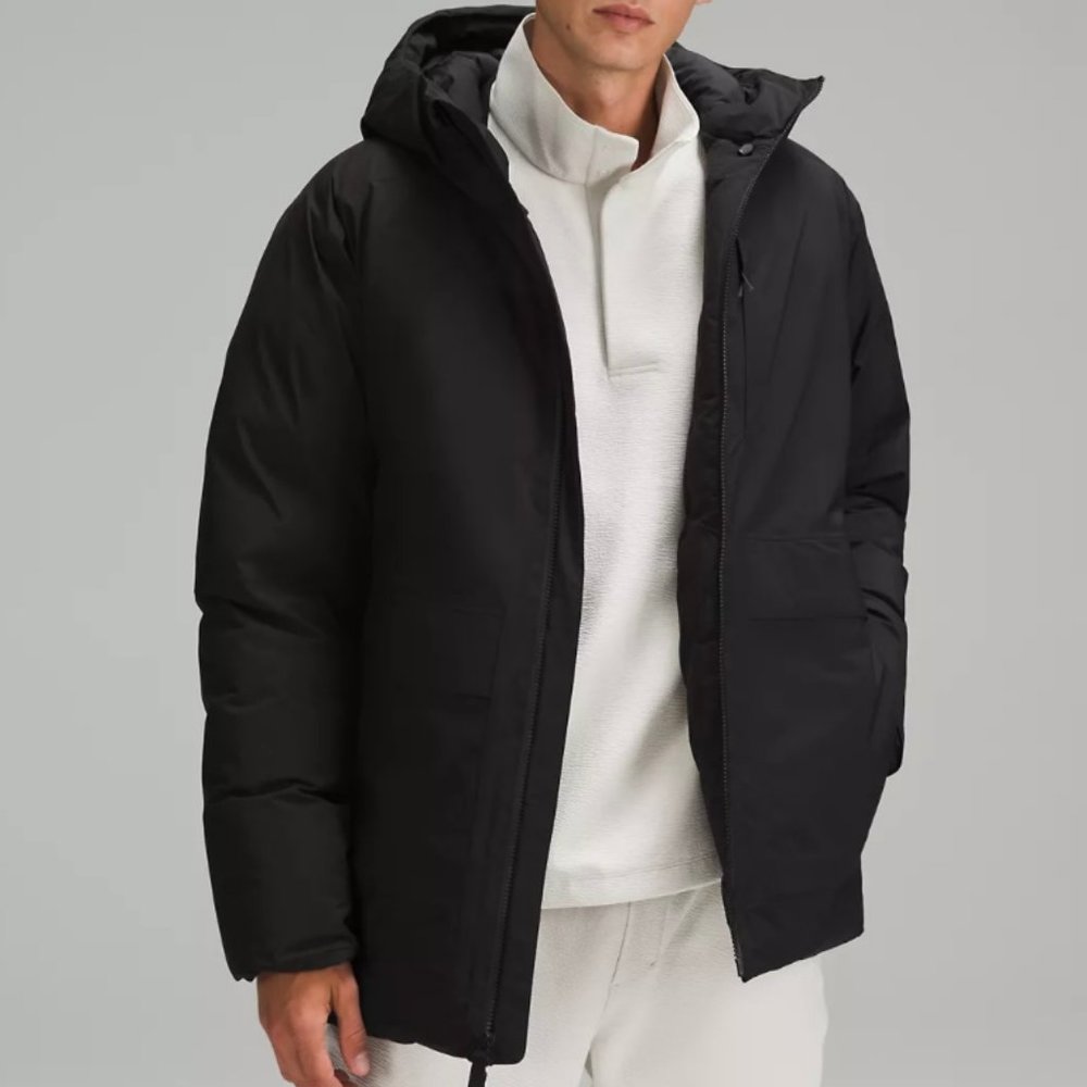 lululemon StretchSeal Down-Filled Parka in Black